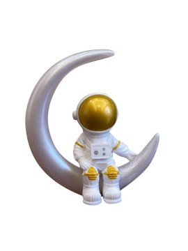 SPACEMAN SITTING ON TH MOON